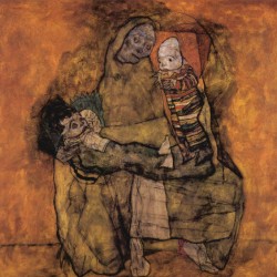 Mother with two children